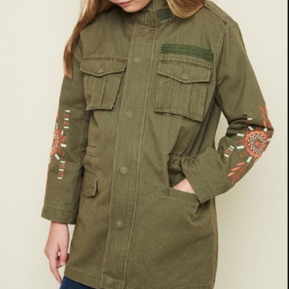 Hayden Embroidered Cargo Jacket